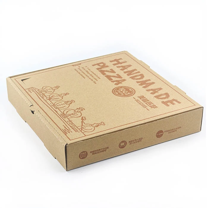 Blwch Pizza Moethus Rhychog Logo Gradd Bwyd