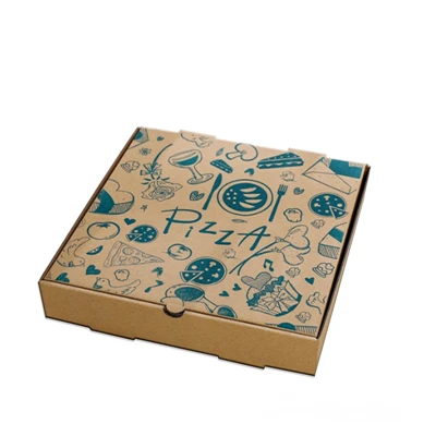 Blwch Papur Pecynnu Pizza Gyda Logo Custom