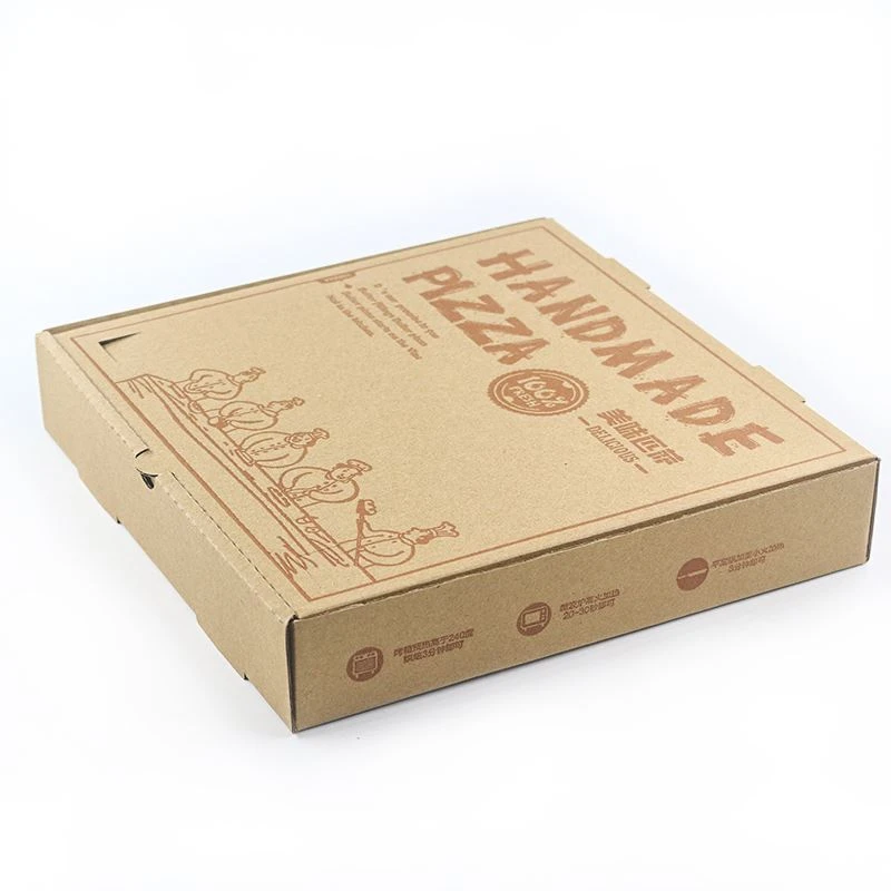 Pecynnu Tecawe Blychau Pizza Papur Kraft